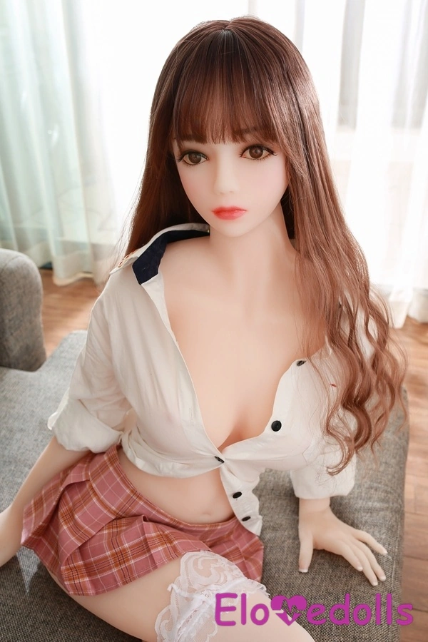 Búp bê tình dục Châu Á TPE ngực nhỏ 148cm C Cup Brunette Bộ sưu tập 5