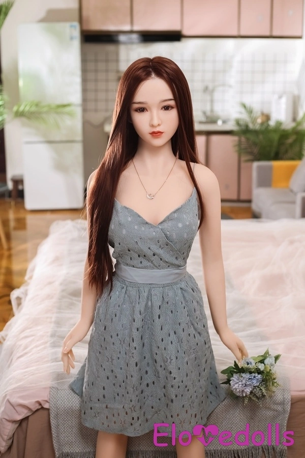 Boneka Seks Realistis Payudara Sedang Abu-abu TPE Cup C 148cm