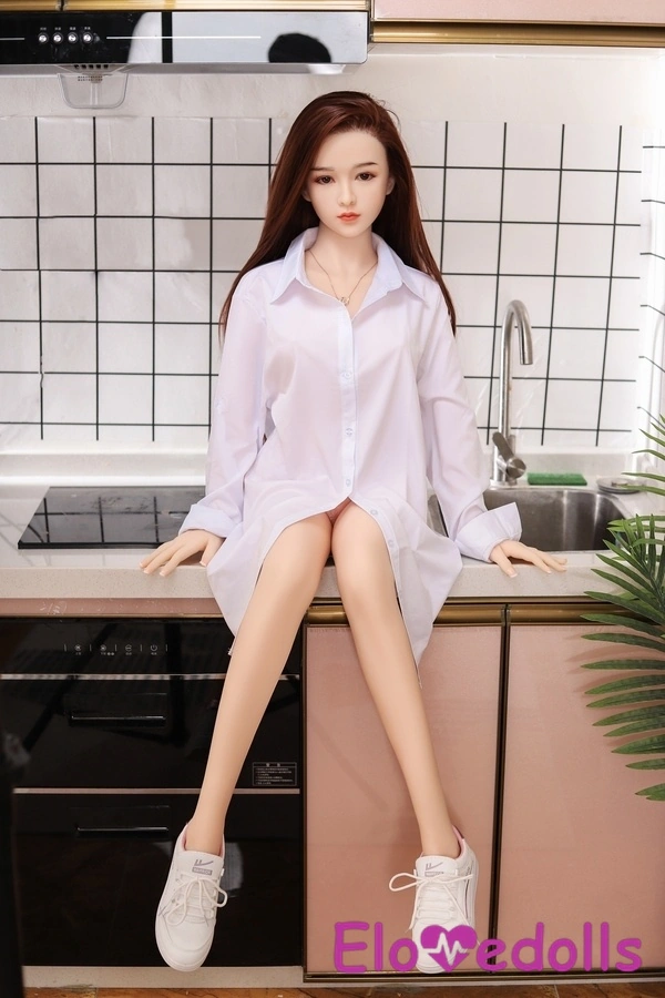 148cm C Cup TPE Γκρι μάτια Φυσικά χείλη Petite ρεαλιστική κούκλα σεξ Λεπτομέρειες Προβολή 4