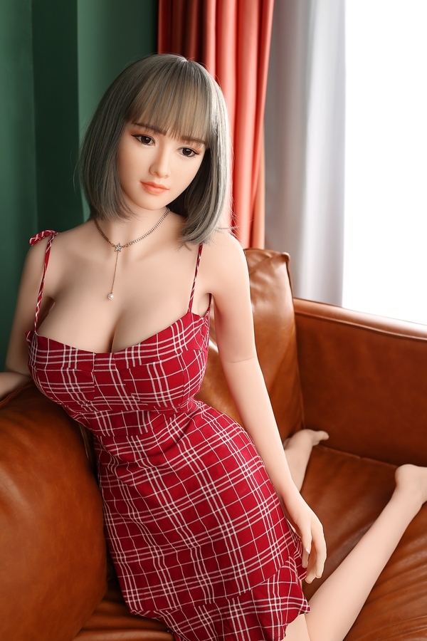 168cm E Cup TPE Thin Lips Voluptuous Gray Eyes Thick Sex Doll Detail View 6