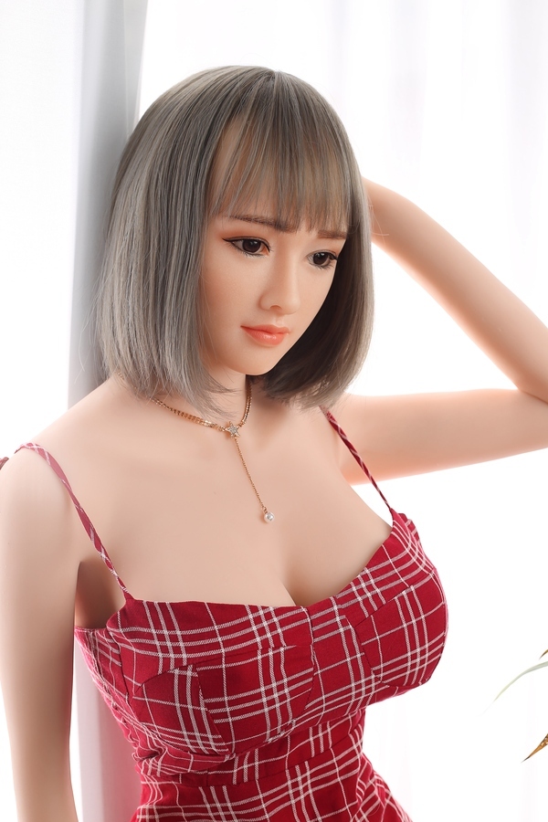 168cm E Cup TPE Thin Lips Gray Eyes Voluptuous Thick Sex Doll Detail View 10
