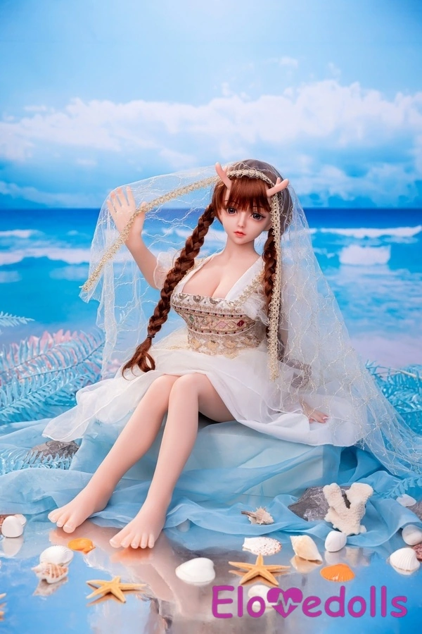 80cm D Cup Silicone Head & TPE Body Petite Natural Lips Red Mini Sex Doll Gallery 6