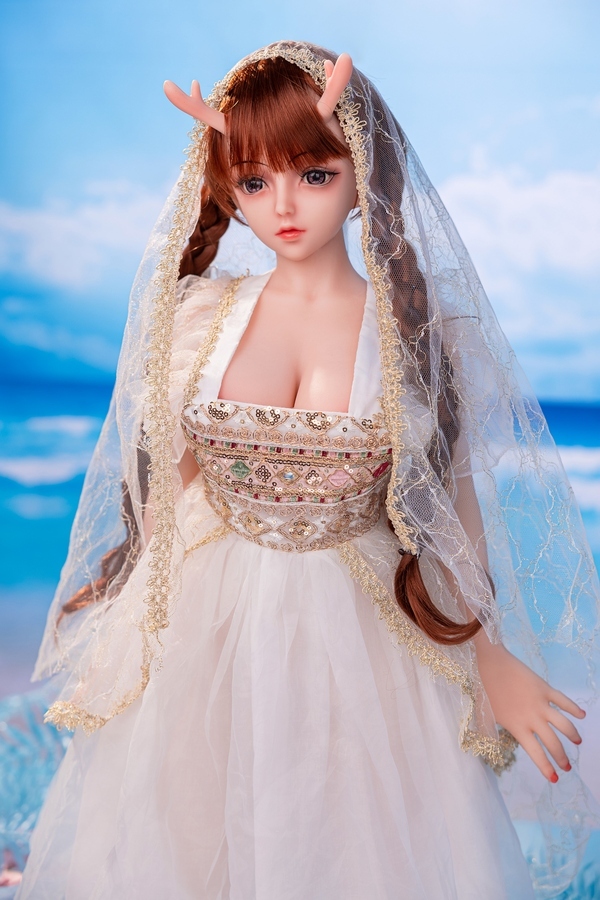 80cm D Cup Silicone Head & TPE Body Natural Lips Red Petite Mini Sex Doll Detail View 6