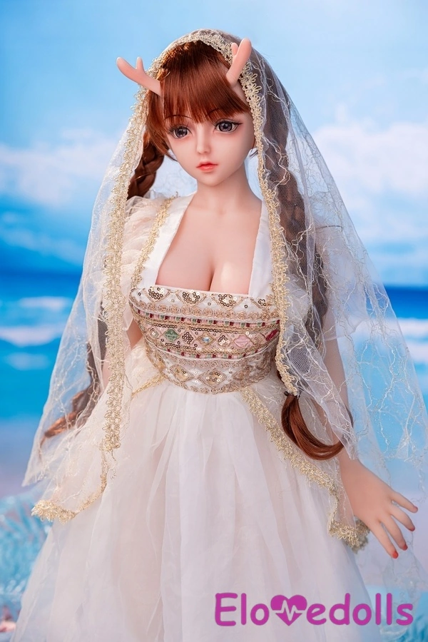 80cm D Cup Silicone Head & TPE Body Natural Lips Red Petite Mini Sex Doll Detail View 6