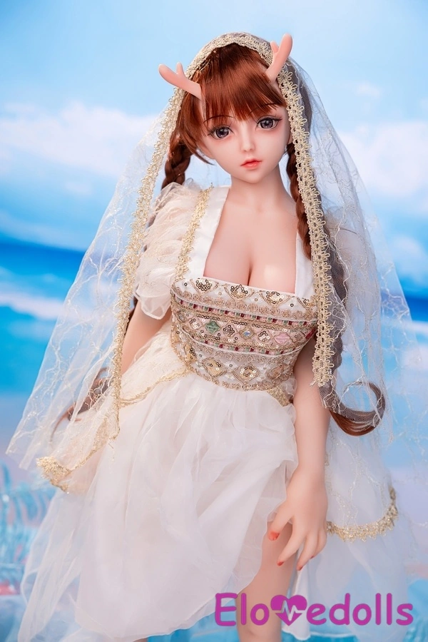 80cm D Cup Silicone Head & TPE Body Natural Lips Petite Red Mini Sex Doll Detail View 7