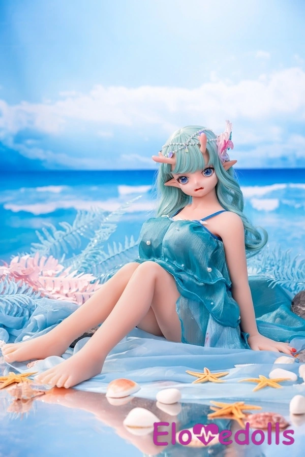 80cm D Cup Silicone Head & TPE Body White Thin Lips Petite Mini Sex Doll Gallery 6