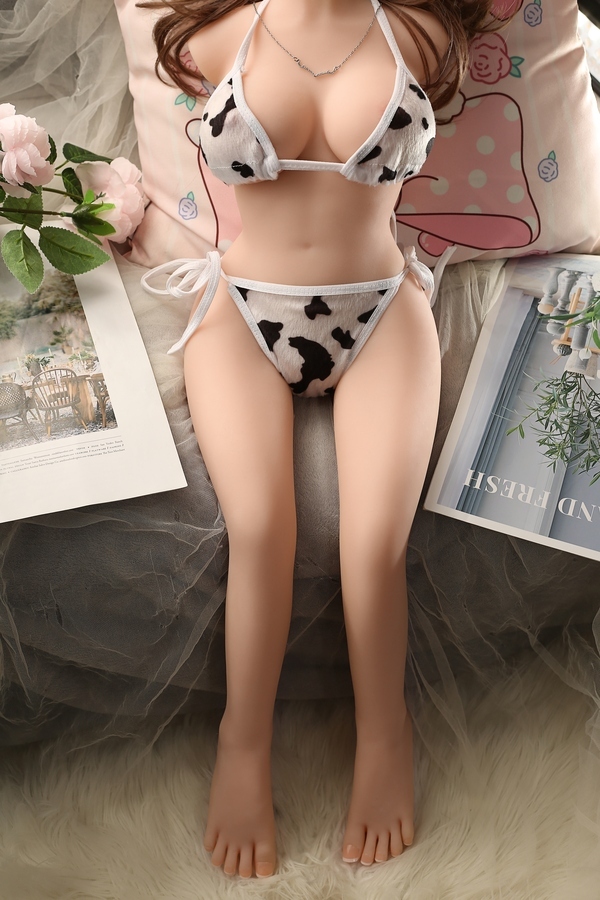 70cm D Cup TPE Voluptuous Amber Eyes Thin Lips Sex Doll Torso Gallery 3