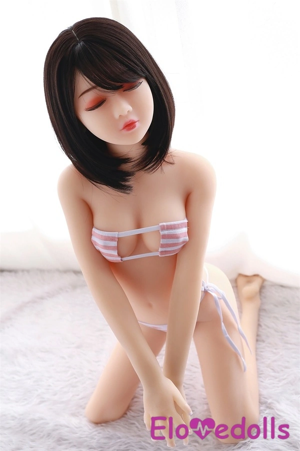 125cm B Cup TPE Petite Gray Eyes Small Breasts Mini Sex Doll Gallery 3