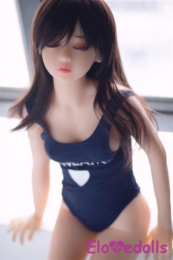 125cm B Cup TPE Petite Black Thin Lips Mini Sex Doll Detail View 3