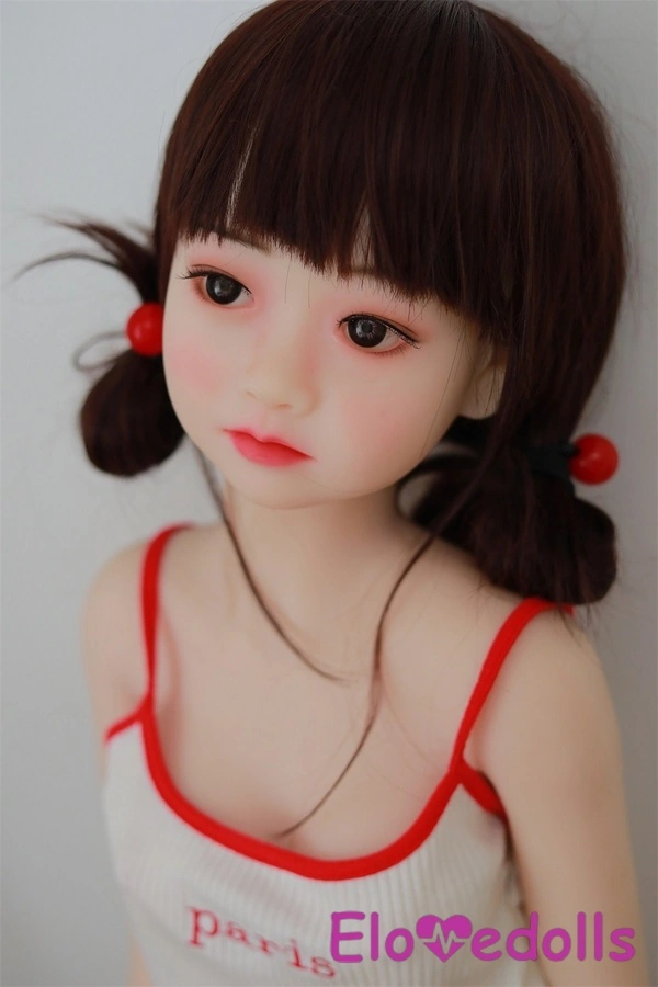 125cm B Cup TPE Gray Eyes Small Breasts Petite Mini Sex Doll Detail View 3