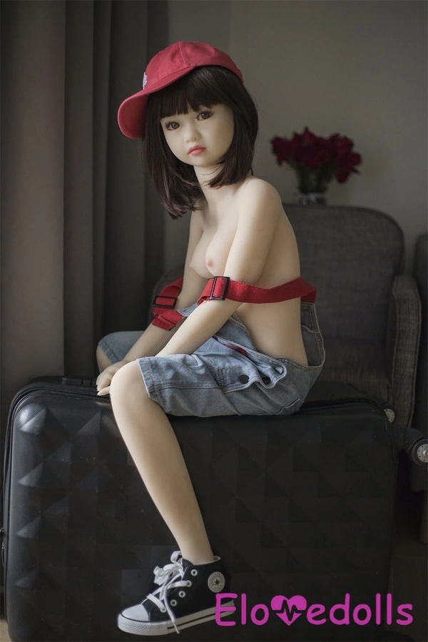 125cm B Cup TPE Thin Lips Gray Eyes Petite Mini Sex Doll Detail View 6