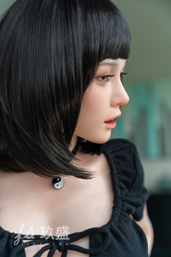 158cm D Cup Silicone Petite Breasts Thin Lips Black Asian Sex Doll Detail View 4