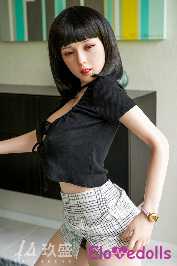 Búp bê tình dục châu Á ngực nhỏ cúp D bằng silicon màu đen 158cm Xem chi tiết 8