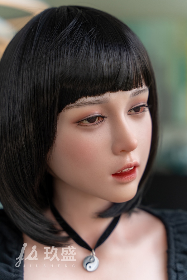 158cm D Cup Silicone Black Petite Breasts Gray Eyes Asian Sex Doll Detail View 19