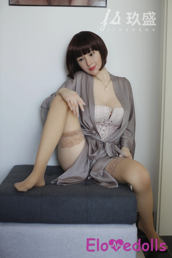 گالری عروسک جنسی اروپایی با سر سیلیکونی و بدن TPE با لب‌های نازک و شهوت‌انگیز، سایز F، سایز 163 سانتی‌متر، مدل چشم کهربایی، 5