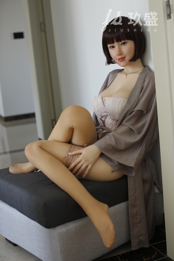 163cm F Cup Silicone Head & TPE Body Voluptuous Brunette Thin Lips European Sex Doll Gallery 7