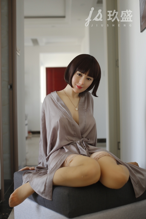 163cm F Cup Silicone Head & TPE Body Voluptuous Thin Lips Brunette European Sex Doll Detail View 7
