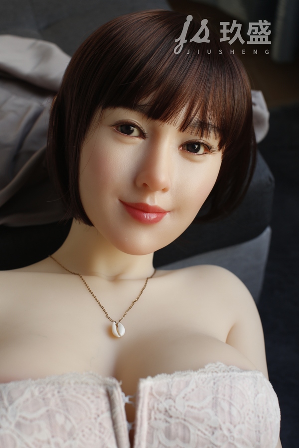 163cm F Cup Silicone Head & TPE Body Amber Eyes Voluptuous Brunette European Sex Doll Detail View 45