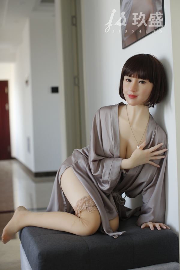163cm F Cup Silicone Head & TPE Body Voluptuous Brunette Amber Eyes European Sex Doll Detail View 76