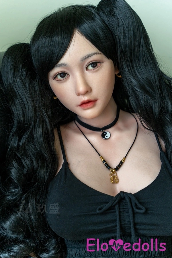 158cm D Cup Silicone Amber Eyes Petite Breasts Black Asian Sex Doll Detail View 14