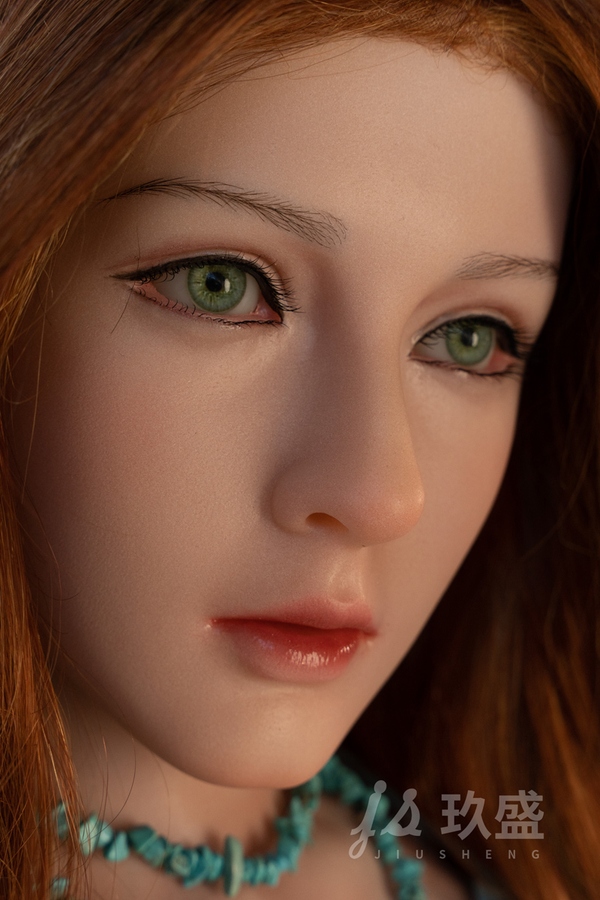 158cm D Cup Silicone Petite Breasts Full Lips Blue Eyes European Sex Doll Detail View 5