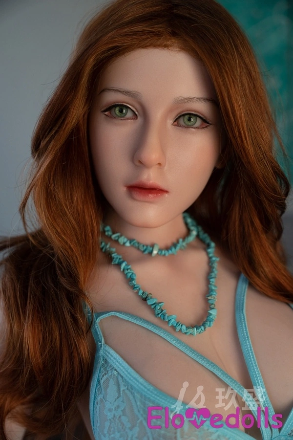 Búp bê tình dục Châu Âu 158cm D Cup Silicone Môi đầy đặn Mắt xanh gợi cảm Xem chi tiết 15