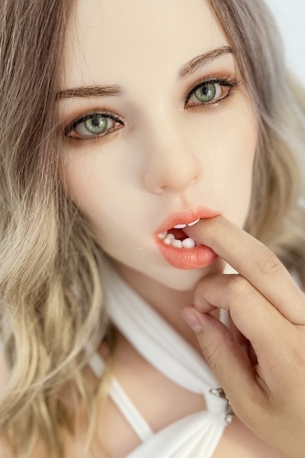 160cm D Cup Silicone Thin Lips Petite Breasts Gray Eyes European Sex Doll Detail View 5