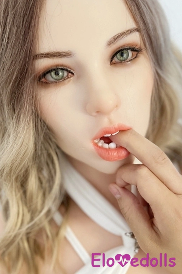 160cm D Cup Silicone Thin Lips Petite Breasts Gray Eyes European Sex Doll Detail View 5