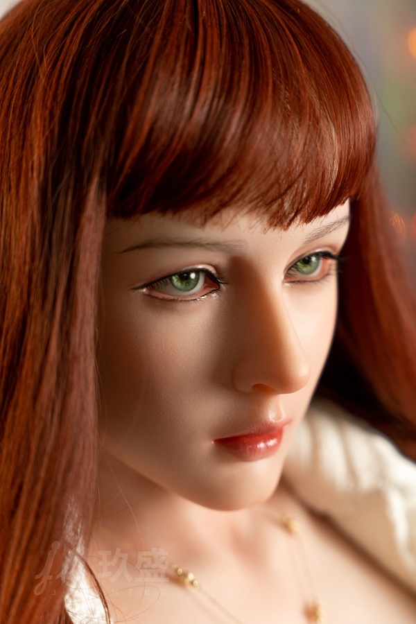 158cm D Cup Silicone Glossy Lips Medium Breasts Red Asian Sex Doll Detail View 6