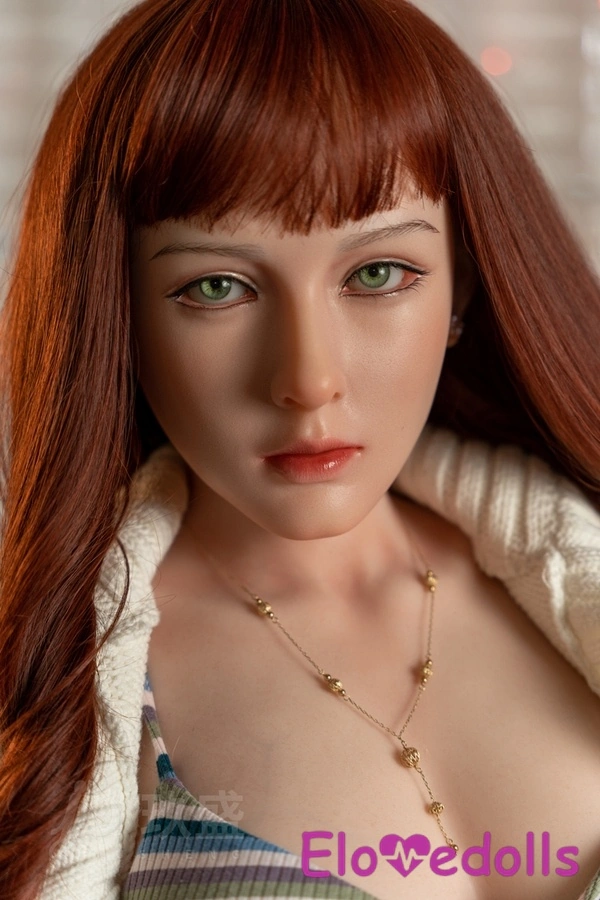 Búp bê tình dục châu Á cỡ D 158cm, ngực vừa, ngực đầy đặn, màu đỏ bằng silicon, bộ sưu tập 10