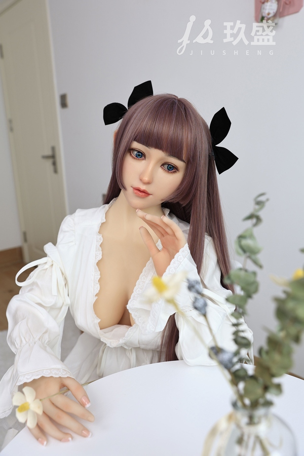 150cm D Cup Silicone Head & TPE Body Small Breasts Petite White Teen Sex Doll Gallery 9