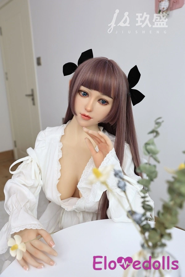 150cm D Cup Silicone Head & TPE Body Small Breasts Petite White Teen Sex Doll Gallery 9