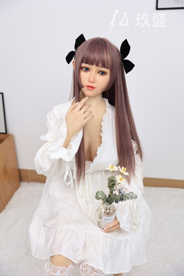150cm D Cup Silicone Head & TPE Body Thin Lips Small Breasts Petite Teen Sex Doll Detail View 2