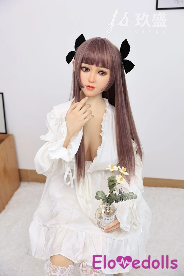 150cm D Cup Silicone Head & TPE Body Thin Lips Small Breasts Petite Teen Sex Doll Detail View 2