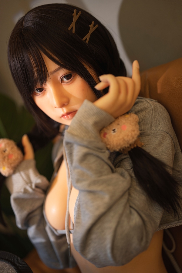 83cm B Cup Silicone Thin Lips Small Breasts Black Sex Doll Torso Product