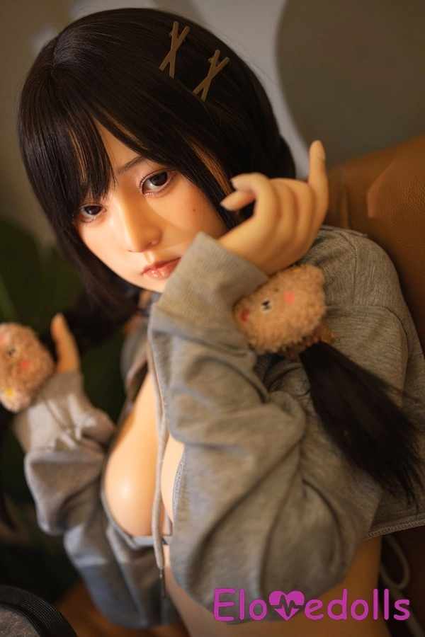 Boneka Seks Hitam 83cm Cup B Bibir Tipis Silikon Payudara Kecil Torso Produk