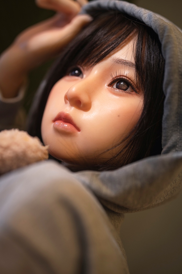 83cm B Cup Silicone Small Breasts Petite Gray Eyes Sex Doll Torso Detail View 14