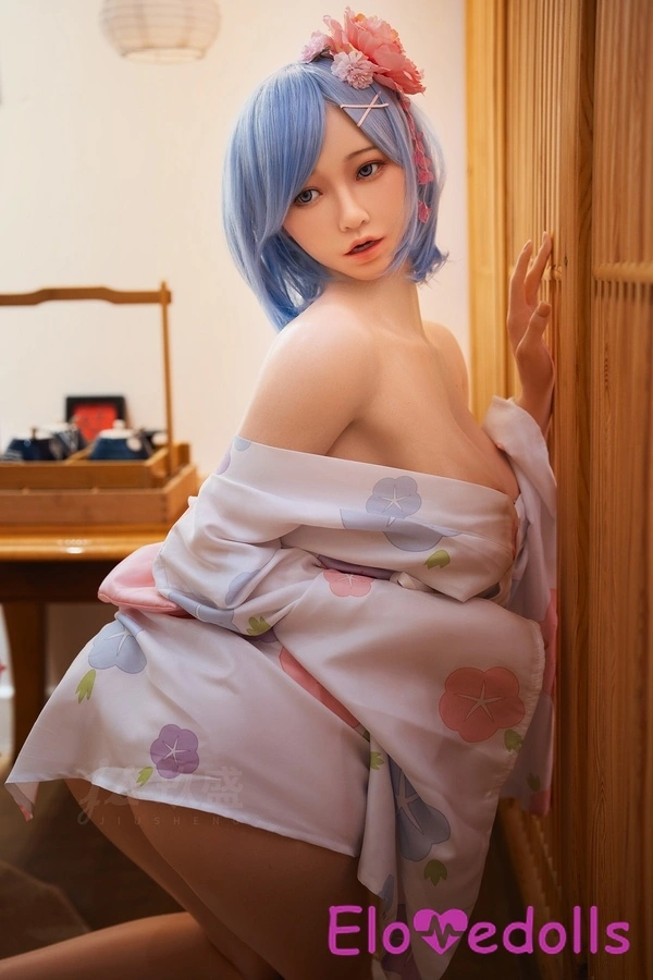 Búp bê tình dục Nhật Bản 160cm E Cup Silicone Mắt xám Ngực nhỏ Màu trắng Xem chi tiết 1