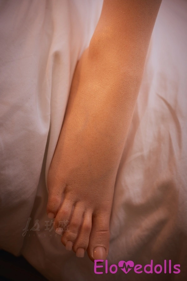 Búp bê tình dục Nhật Bản 160cm E Cup Silicone Petite Mắt xám Trắng Chi tiết Xem 7