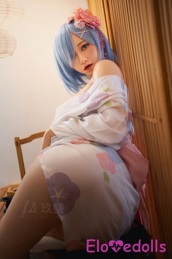 Búp bê tình dục Nhật Bản 160cm E Cup Silicone Môi mỏng Mắt xám Trắng Xem chi tiết 14