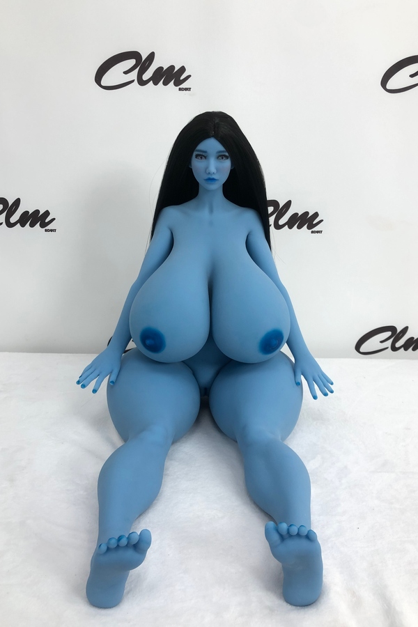 72cm D Cup TPE Voluptuous Blue Eyes Medium Breasts Fantasy Sex Doll Gallery 2