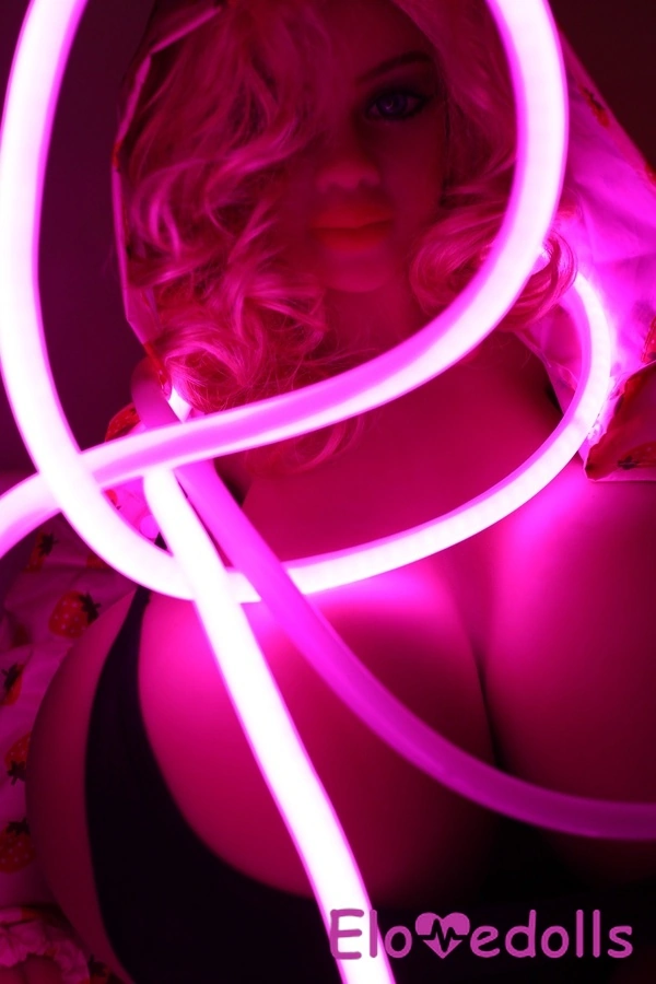 Boneka Seks Fantasi Merah Muda Bibir Penuh TPE 100cm G Cup Detail Lihat 2