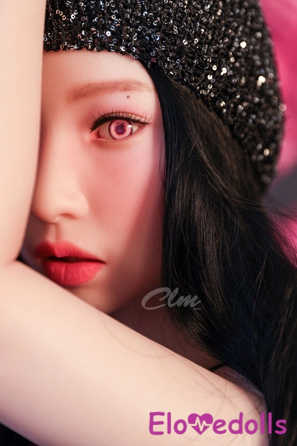 160cm A Cup Σιλικόνη Γκρι Μάτια Γεμάτα Χείλη Μαύρες Φανταστικές Κούκλες Σεξ Συλλογή 3