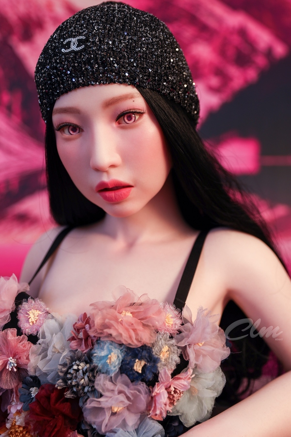 160cm A Cup Silicone Full Lips Black Petite Fantasy Sex Doll Gallery 5