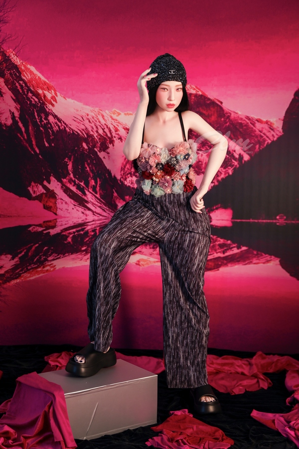 160cm A Cup Silicone Petite Black Full Lips Fantasy Sex Doll Gallery 8