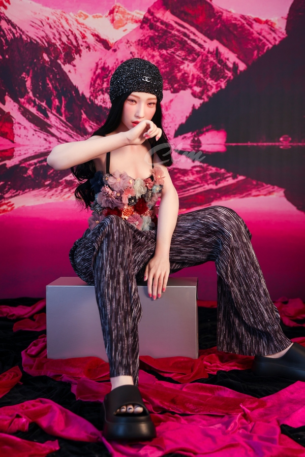 160cm A Cup Silicone Black Full Lips Gray Eyes Fantasy Sex Doll Gallery 9