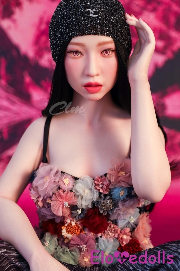 160cm A Cup Σιλικόνη Petite Full Lips Μαύρο Φανταστικό Σεξ Κούκλα Προϊόν