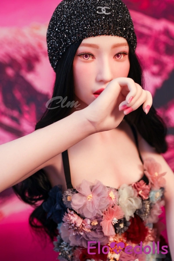 160cm A Cup Σιλικόνη Petite Grey Eyes Full Lips Fantasy Sex Doll Λεπτομέρειες Δείτε 3