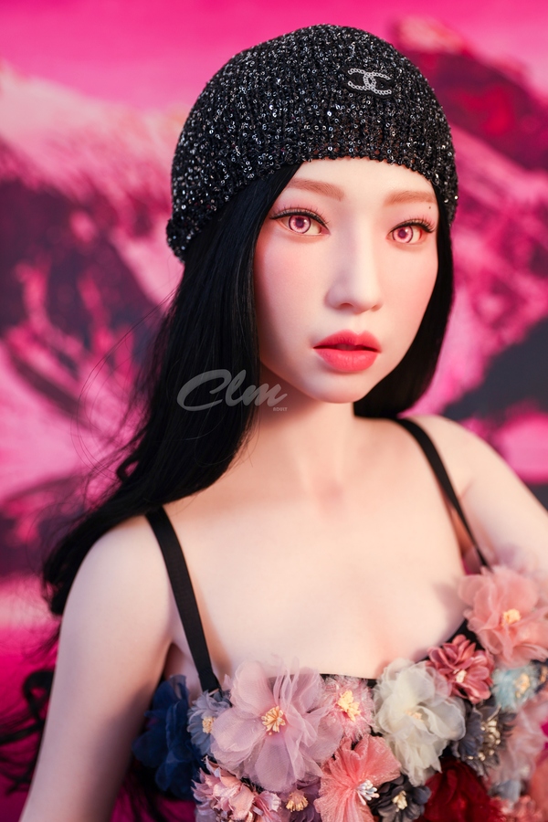 160cm A Cup Silicone Petite Black Full Lips Fantasy Sex Doll Detail View 5