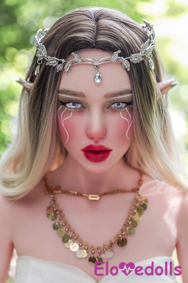 Búp bê tình dục giả tưởng 160cm cúp C bằng silicon, ngực nhỏ, mắt xanh trắng, bộ sưu tập 4